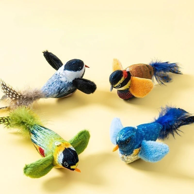 Indoor Interactive Birds Toy for Cat Chasing