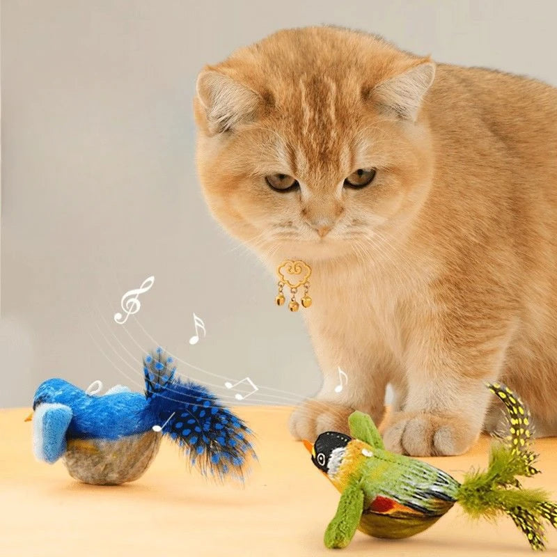 Indoor Interactive Birds Toy for Cat Chasing