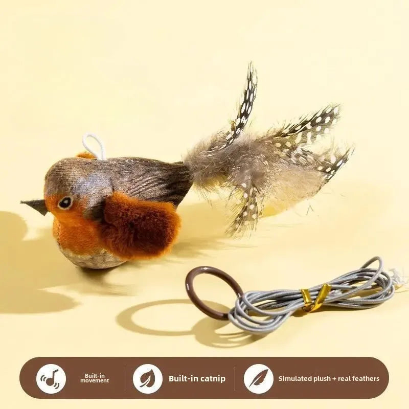 Indoor Interactive Birds Toy for Cat Chasing