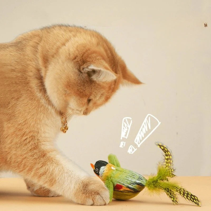 Indoor Interactive Birds Toy for Cat Chasing