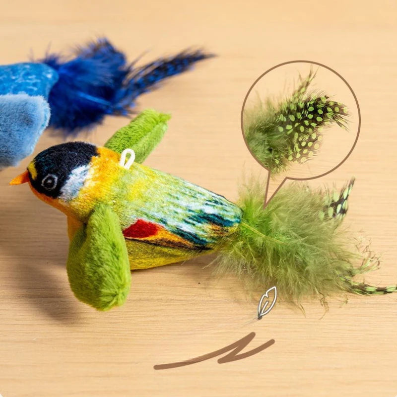 Indoor Interactive Birds Toy for Cat Chasing
