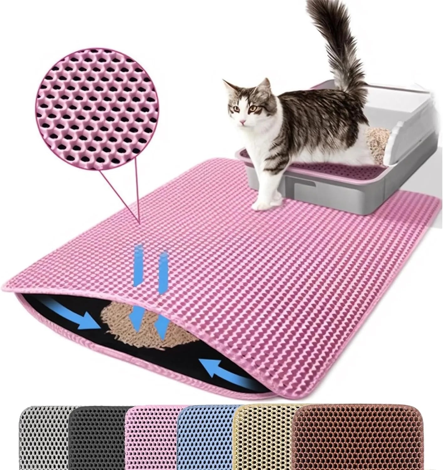 Cat Litter Mat Double Layer