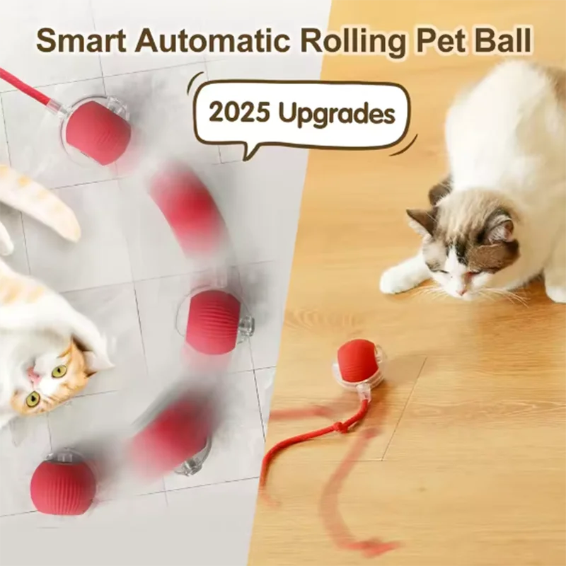 Intelligent interactive cat ball