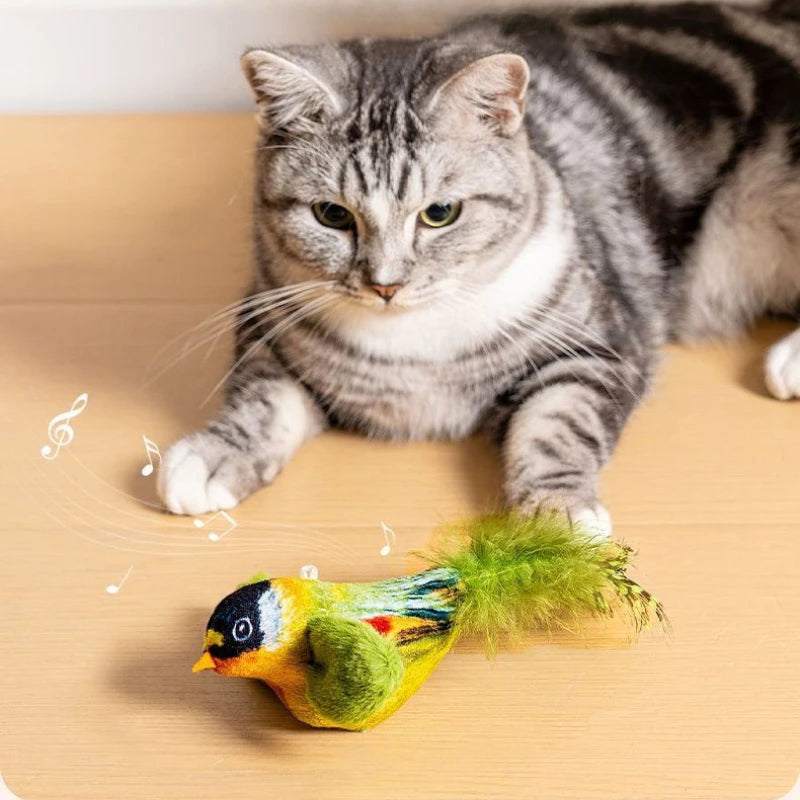 Indoor Interactive Birds Toy for Cat Chasing