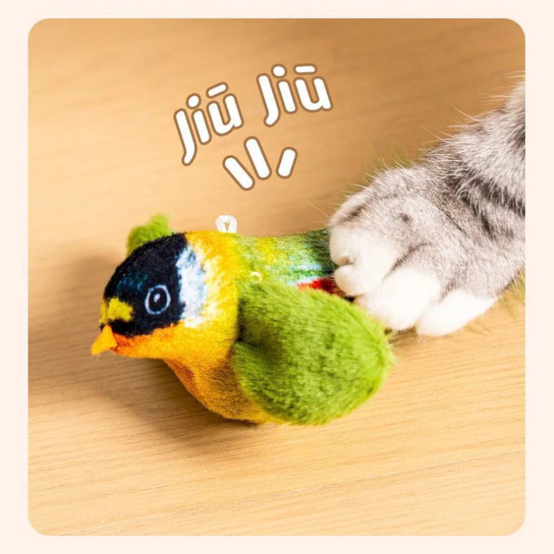 Indoor Interactive Birds Toy for Cat Chasing
