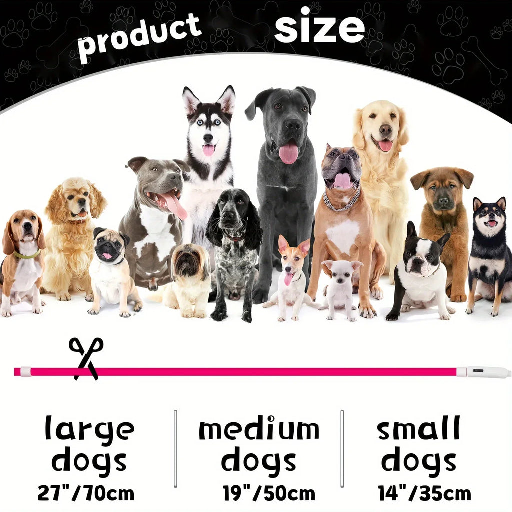 Pet dog LED light collar